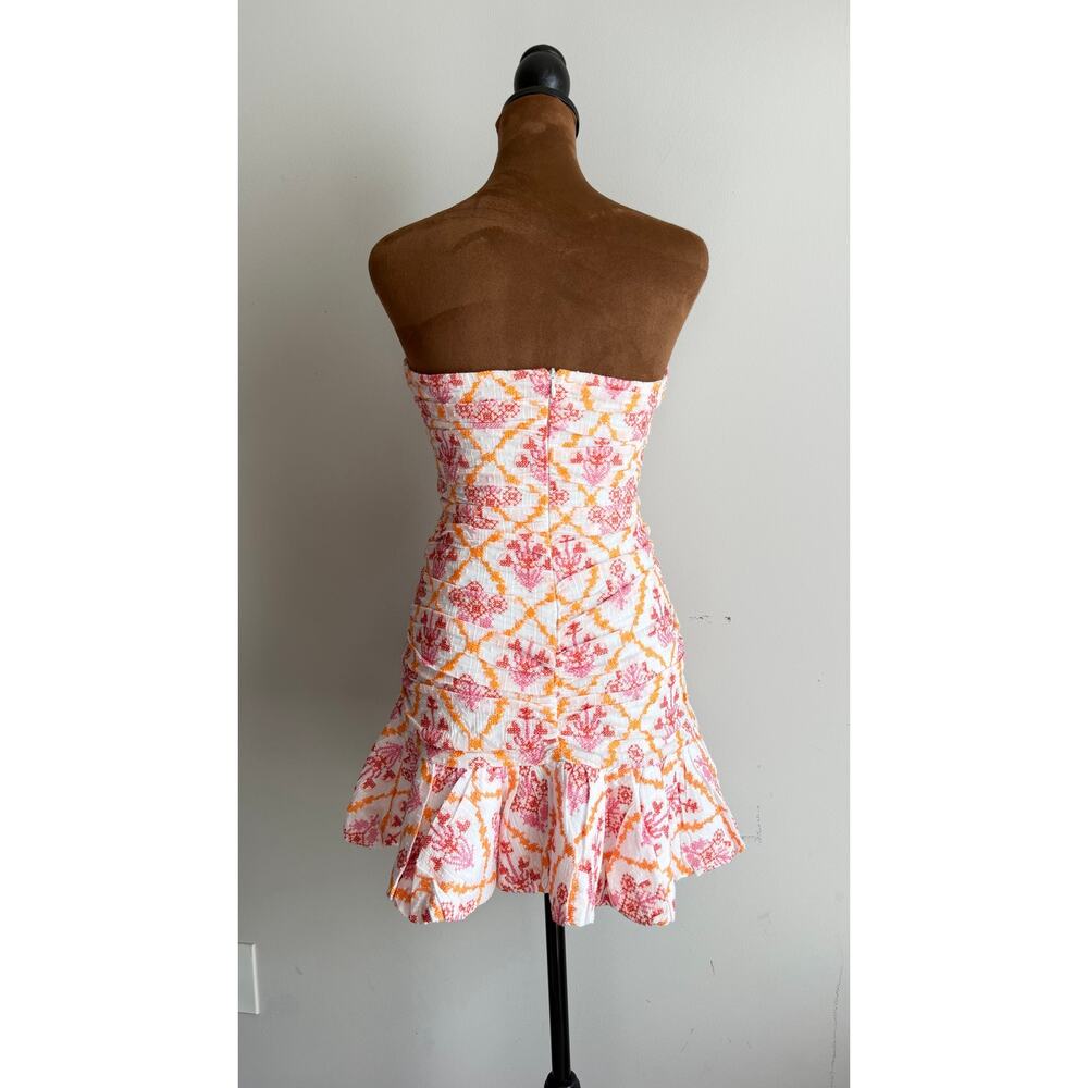 HELLO MOLLY DANCE MY WAY MINI DRESS ORANGE Sz XS/2 $130 - Picture 14 of 16